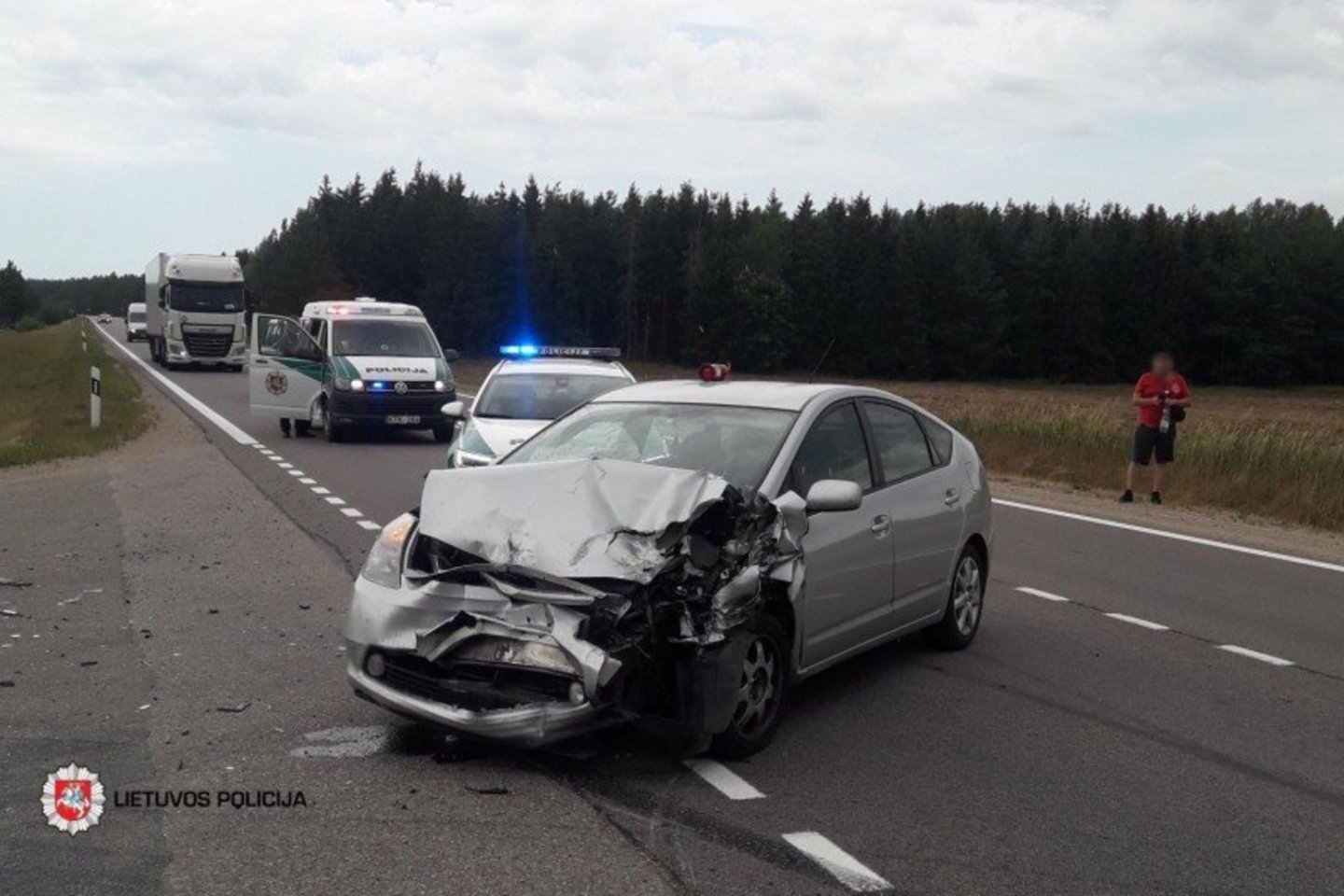 Praėjusios paros avarijose sužeista 11 žmonių.