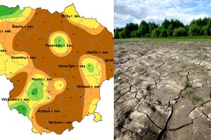 Oficialu: hidrologinė sausra paskelbta nacionaliniu mastu