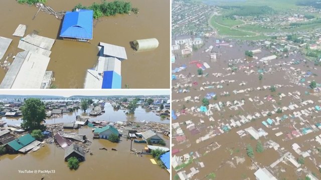Milžiniško potvynio Rusijoje vaizdai – lyg per apokalipsę: žuvo 18 žmonių, 17 dingę