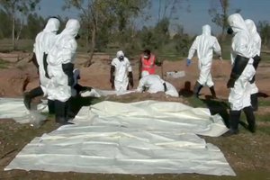 Sirijos šiaurėje aptikta masinė kapavietė su 200 lavonų