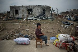 Kinijoje per viesulą žuvo šeši žmonės, dar beveik 200 sužeisti