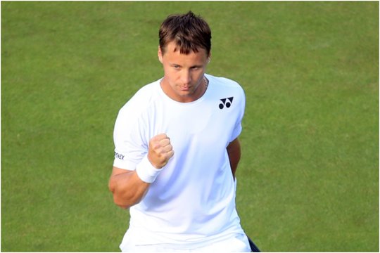 Sensacija nevirto dar vienu sprogimu Vimbldone: R. Berankis pralaimėjo J.-W. Tsongai