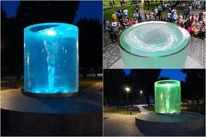 Pamatyti Lietuvoje vienintelio tokio fontano plūsta turistai: gėrisi nepakartojamu vaizdu