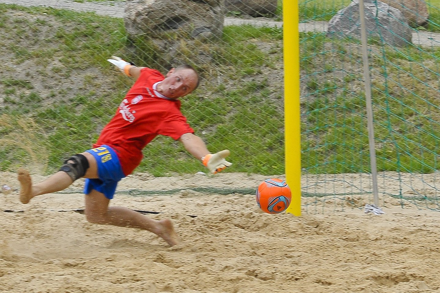 Paplūdimio futbolas <br>V.Ščiavinsko nuotr.