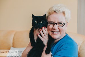 Anksčiau klaipėdietė bijojo juodų kačių, tačiau vieną dieną viskas pasikeitė