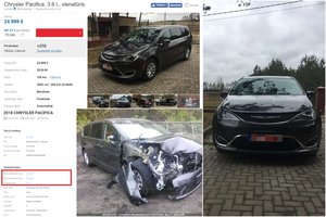 JAV nurašytą automobilį kaip naują lietuviams siūlantis Šarūnas: „Tai visiškai normalu“