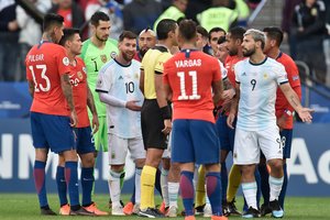 „Copa America“ čempionate trečiąją vietą užėmė Argentina, likusi be iš aikštės išvyto L. Messi