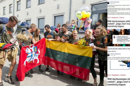 Socialiniuose tinkluose užvirė diskusija dėl „Misija Sibiras“: dalyviams „neloti“ pasiūlė ir VRM darbuotojas