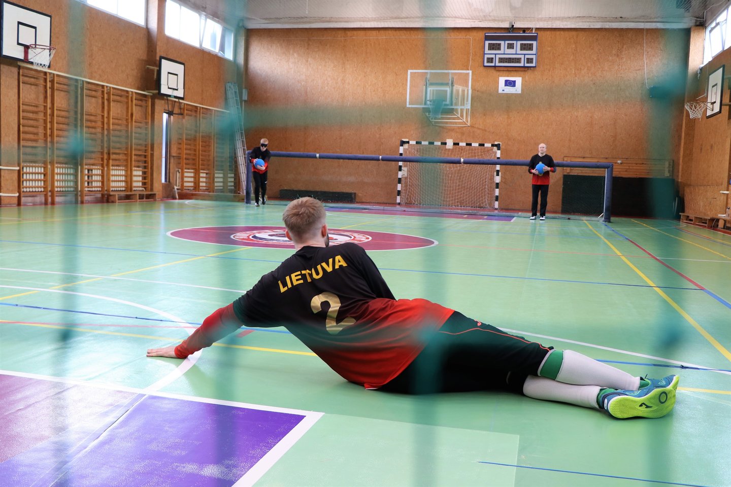 Lietuvos golbolo rinktinė sieks prasibrauti į Tokijo paralimpiadą<br>Lietuvos paralimpinio komiteto nuotr.