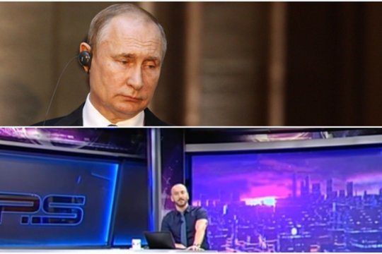 Gruzijos televizijos eteryje – keiksmažodžiai ir įžeidimai „smirdančiam okupantui“ V. Putinui