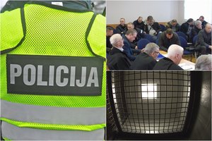 Į nusikalstamą susivienijimą susibūrę buvę Šiaulių policininkai kalės nuo 7 iki 16 metų