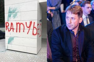 Pavilnyje esantį Selo namą paženklino vandalai: „Norėčiau užrašą palikti“