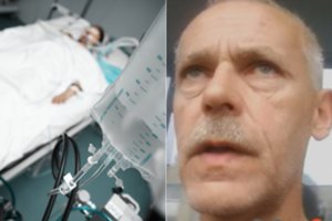 Erkinis encefalitas pakirto jauną trijų vaikų tėvą ugniagesį: dėl skiepų ketinama bylinėtis teisme