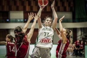 Lietuvės surengė galingą spurtą trečiajame kėlinyje, bet pralaimėjo latvėms