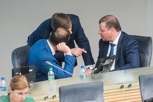 R. Karbauskis prakalbo apie apsižodžiavimą su S. Skverneliu ir jo išsakytus norus