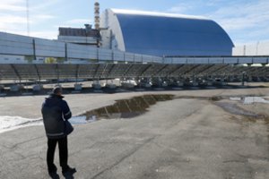 Sprogusio Černobylio reaktoriaus naujasis gaubtas bus pradėtas naudoti
