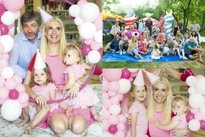 Rožinis Erikos Purauskytės dukters gimtadienis – ekstremaliomis sąlygomis