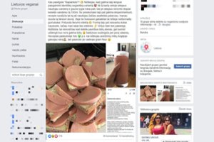 Veganus sužavėjęs receptas feisbuke prajuokino mėsos mėgėją