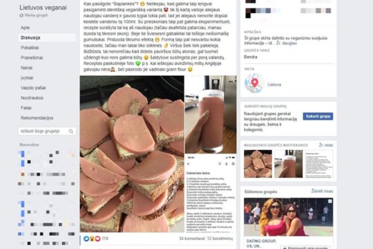 Veganus sužavėjęs receptas feisbuke prajuokino mėsos mėgėją
