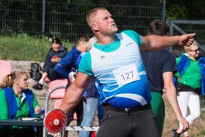 A. Gudžiui varžybose Vengrijoje nepasisekė diską numesti 66 metrus