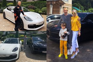 Jevgenijus Pliuščenka parodė prabangius šeimos automobilius: „Žinau, kas yra skurdas“