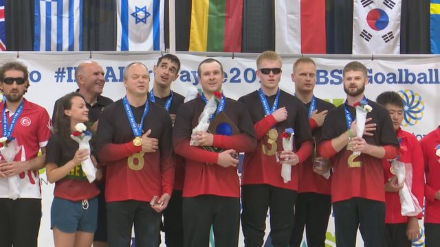 Lietuvos golbolo rinktinė nepaliko vilčių varžovams – iškovojo aukso medalius
