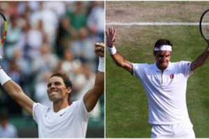 Niuksą pirmajame sete gavęs R. Federeris žengė į pusfinalį – kovos prieš R. Nadalį