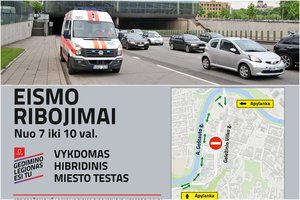 Vilniuje ruošiamasi neeiliniam miesto atsparumo testui – bus eismo ribojimų 