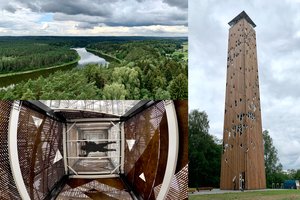 Atidarytas aukščiausias apžvalgos bokštas Lietuvoje: iš viršaus – stulbinantys vaizdai