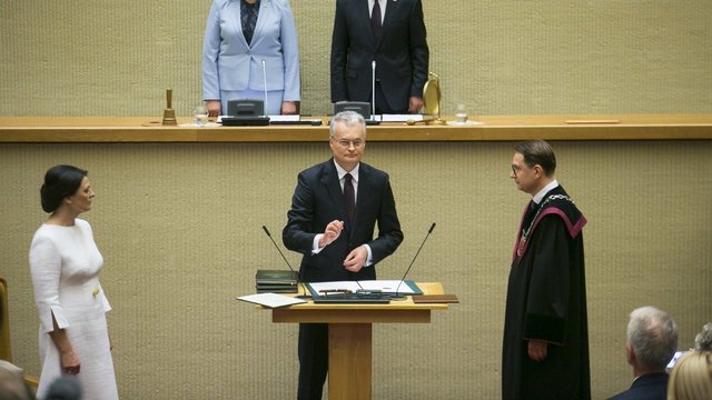 Lietuva turi naują prezidentą: Gitano Nausėdos priesaika