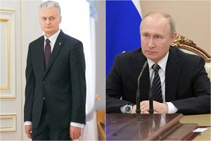 V. Putinas pasveikino G. Nausėdą