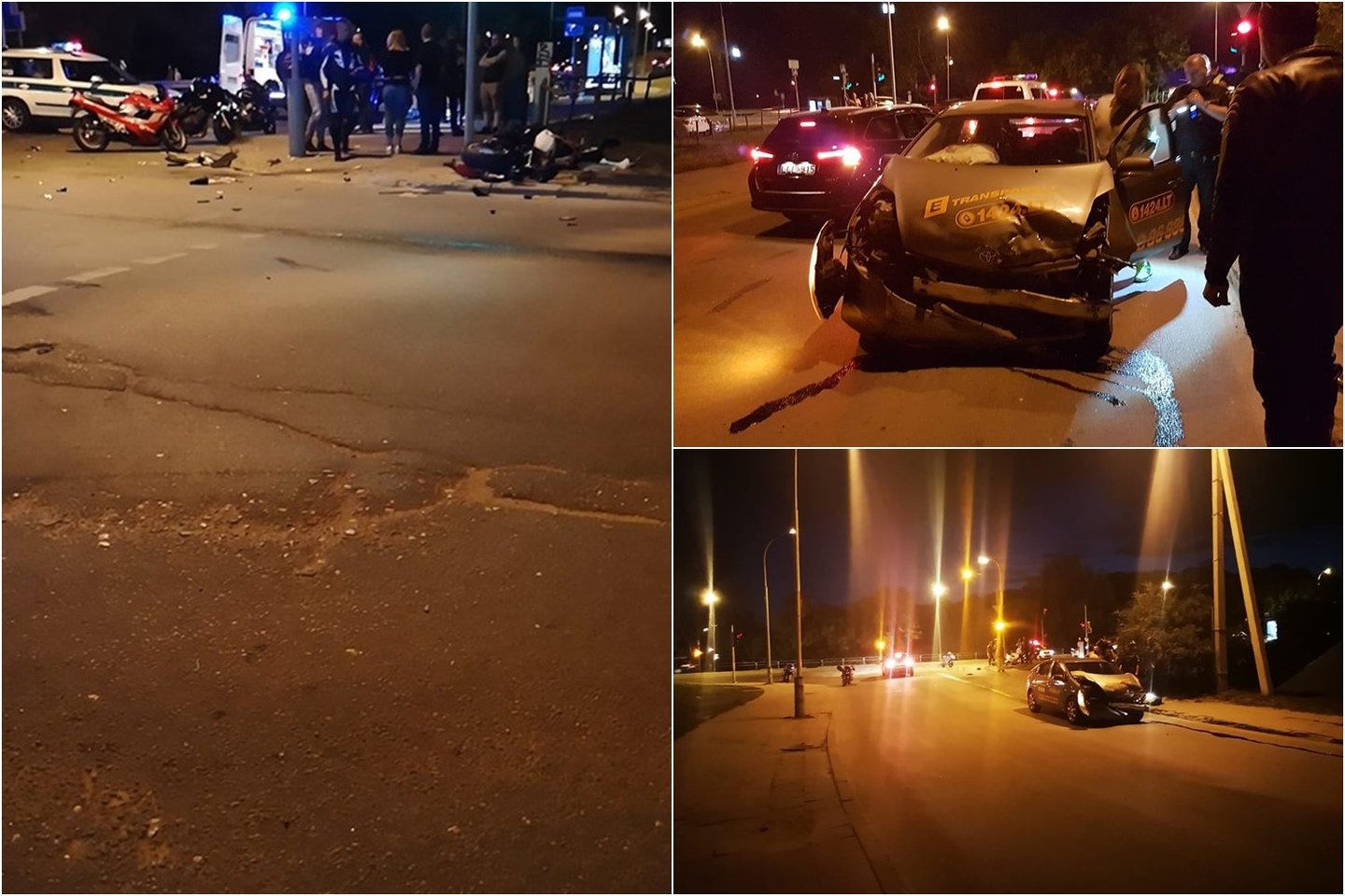 Vilniuje pavežėjas sankryžoje nutrenkė motociklininką.