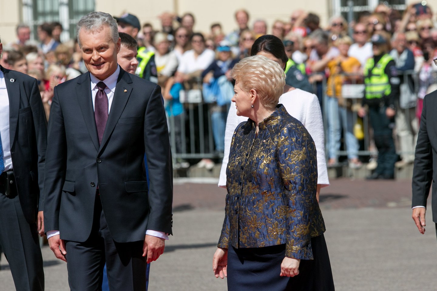  D. Grybauskaitė perdavė Prezidento rūmus G. Nausėdai.<br>D.Umbraso nuotr.