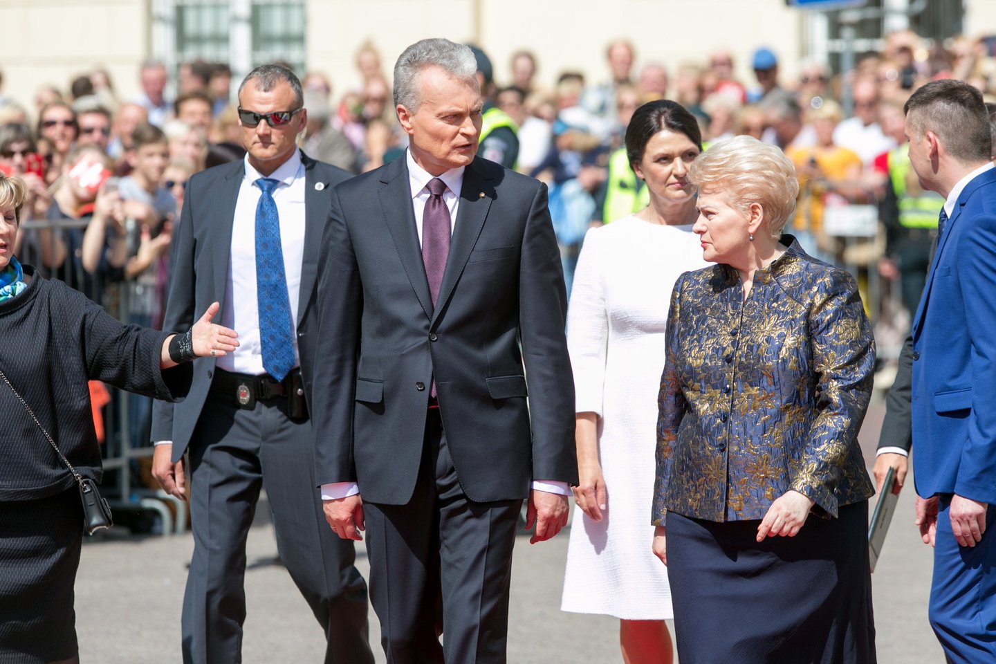  D. Grybauskaitė perdavė Prezidento rūmus G. Nausėdai.<br>D.Umbraso nuotr.