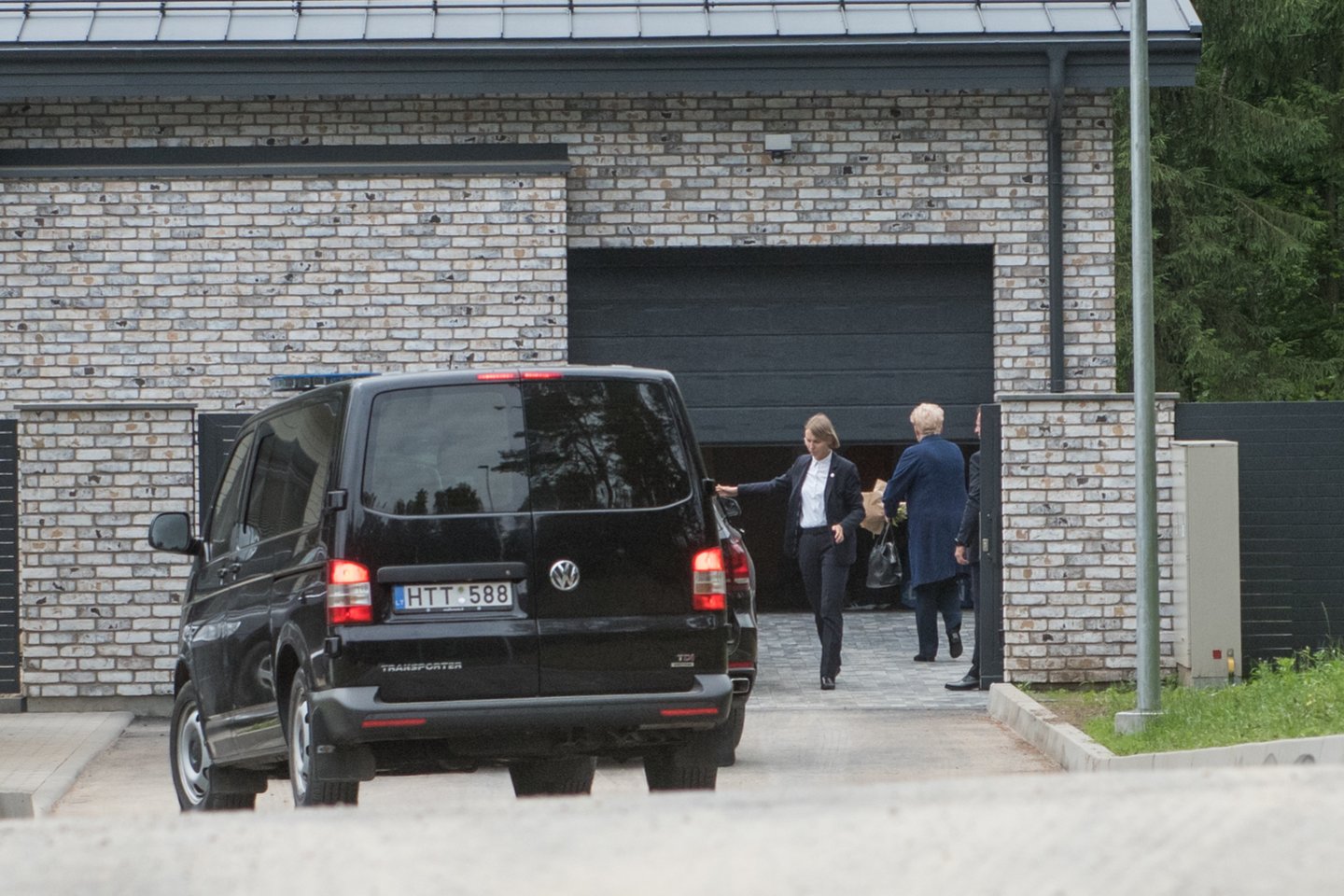 D.Grybauskaitė atvyko apžiūrėti jau pabaigtos privačios rezidencijos.<br>D.Umbraso nuotr.