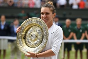Simona Halep – pirmoji rumunė istorijoje, laimėjusi Vimbldono teniso turnyrą