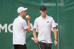 Retos įtampos Prezidento taurės teniso turnyro dvejetų finale – Lietuvos dueto nesėkmė