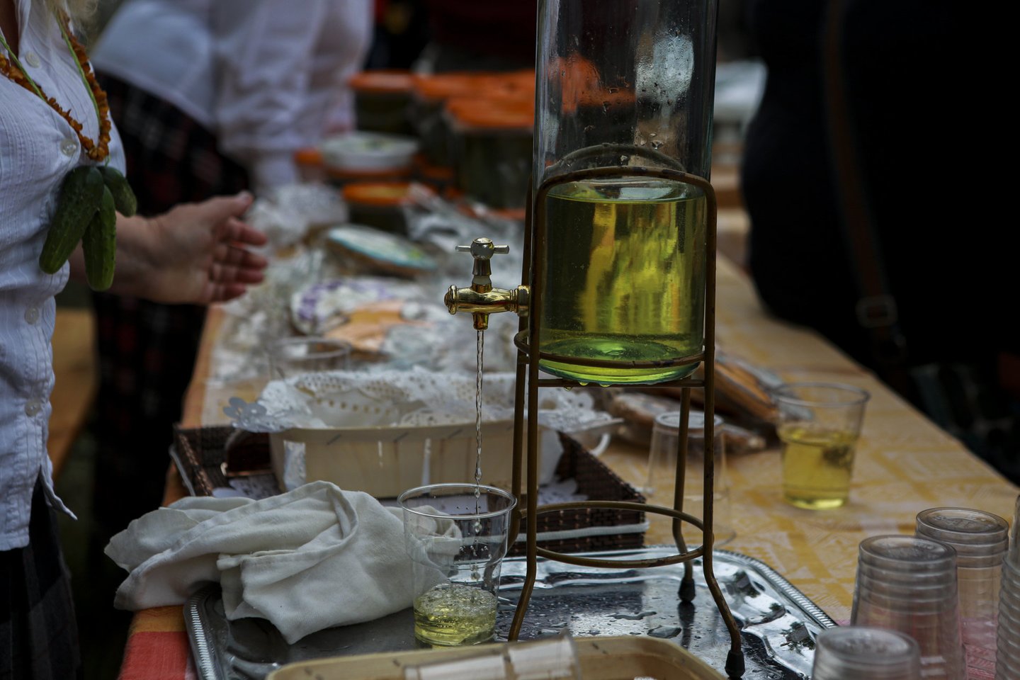  Šeštadienio popietę Kėdainiuose vyko tradicinė kulinarinio paveldo ir pramogų – Agurkų šventė. <br> G.Bitvinsko nuotr.