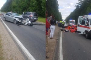 Per motociklo ir BMW avariją Mažeikių rajone žuvo vyriškis