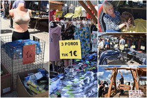 Į legendinį Žemaitijos turgų plūsdavo užsieniečiai: pirkėjai čia randa visko, kartais – net triskart pigiau