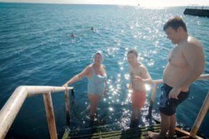 V. Zelenskis pasirodė tautai su maudymosi šortais