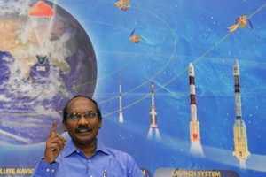 Indijos mėnuleigio misijos startas atidėtas dėl techninio sutrikimo