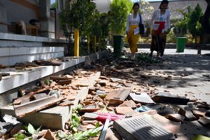 Balio salą supurtęs žemės drebėjimas sukėlė paniką, bet daug žalos nepadarė