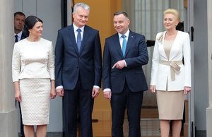 Susitiko Lietuvos ir Lenkijos pirmosios ponios: įvertinkite jų stilių