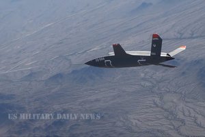 JAV karinės oro pajėgos pristatė įspūdingą droną