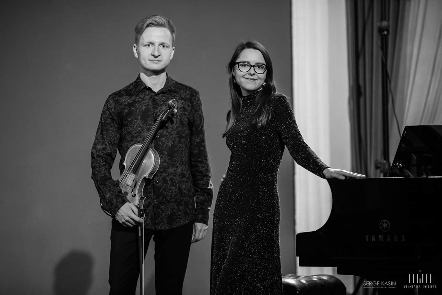  „CoLore“ (Konradas Levicki, smuikas, ir Lauryna Lankutytė, fortepijonas).<br> Organizatorių nuotr.