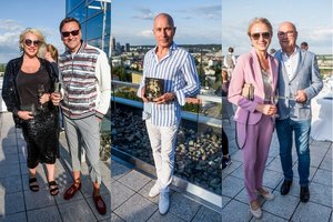 Per vakarėlį ant stogo Vilniaus panorama grožėjosi ir garsūs žmonės, ir net Kauno meras 