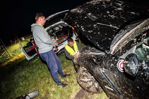 Po žvėriškai galingo „Nissan GT-R“ skrydžio iš trasos Palangoje prireikė medikų pagalbos