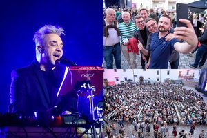 Į Valdovų rūmus pasiklausyti Andriaus Mamontovo plūdo gerbėjai: tarp jų – ir E. Bžeskas