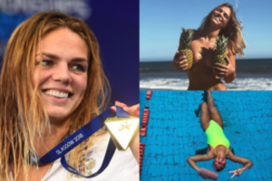 J. Jefimova pasaulio čempionate – su kartėlio skoniu: plaukimo legenda įgėlė Rusijos federacijai